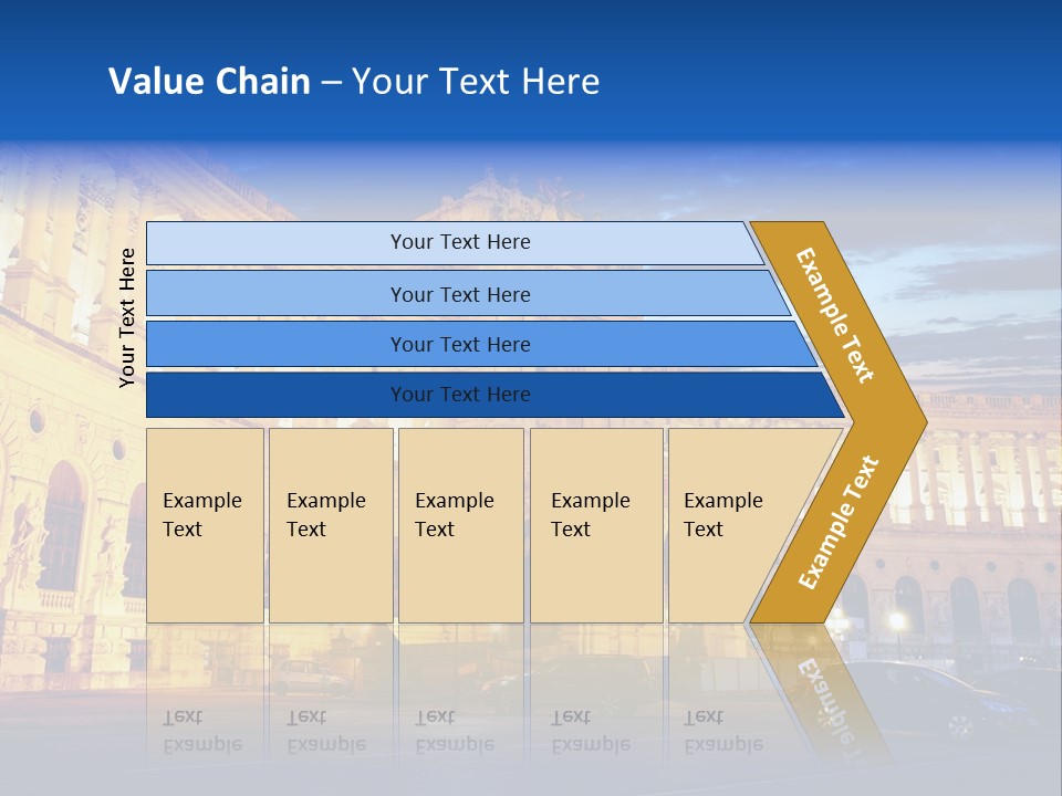 Europe Palace Architecture PowerPoint Template