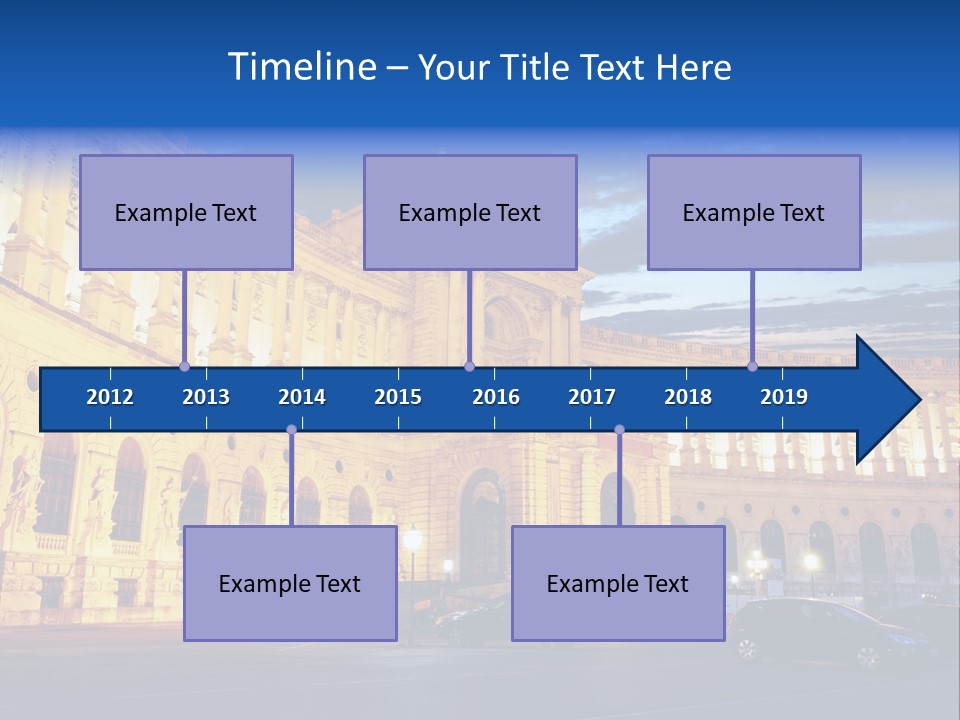 Europe Palace Architecture PowerPoint Template