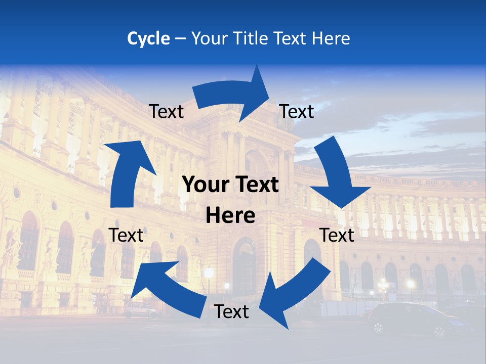 Europe Palace Architecture PowerPoint Template