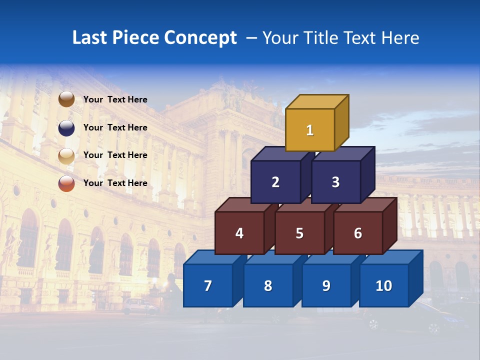 Europe Palace Architecture PowerPoint Template