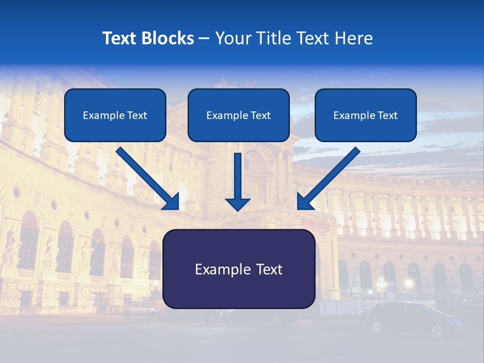 Europe Palace Architecture PowerPoint Template