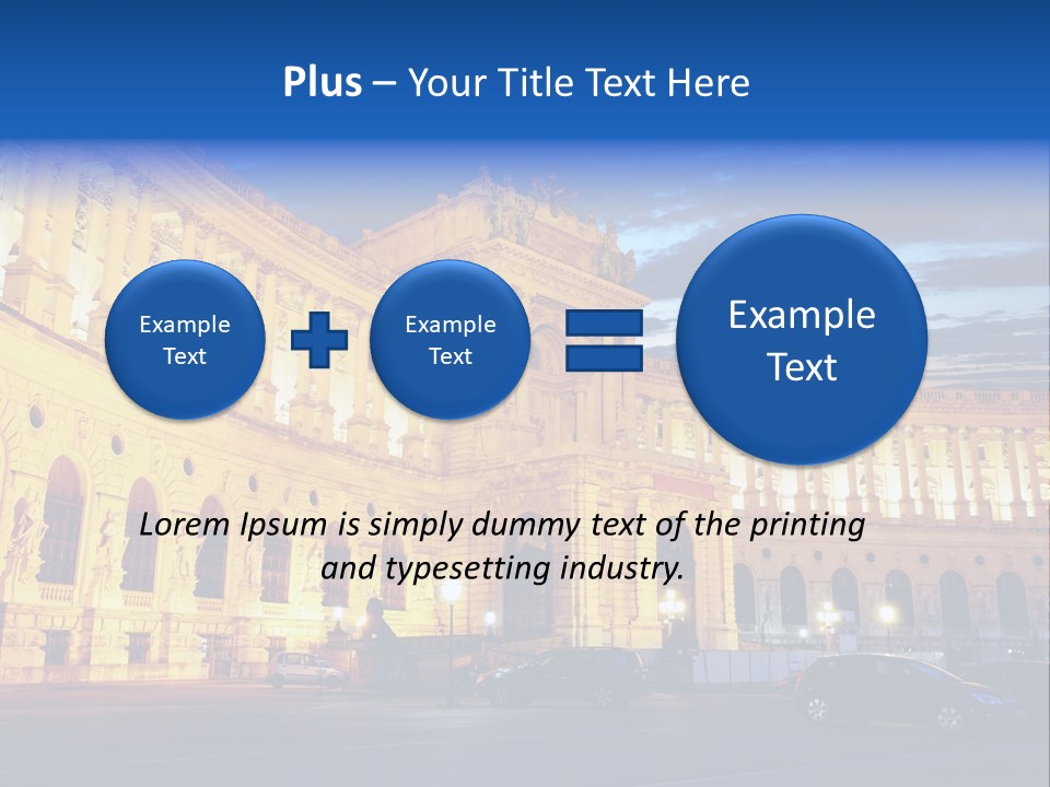 Europe Palace Architecture PowerPoint Template