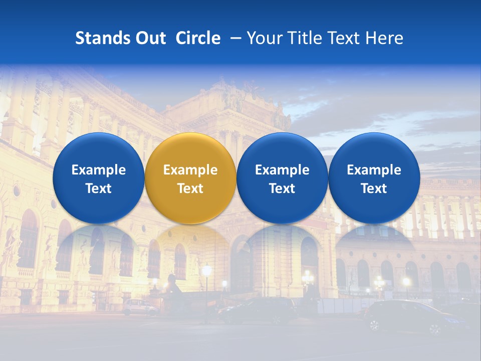 Europe Palace Architecture PowerPoint Template