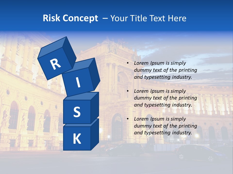 Europe Palace Architecture PowerPoint Template