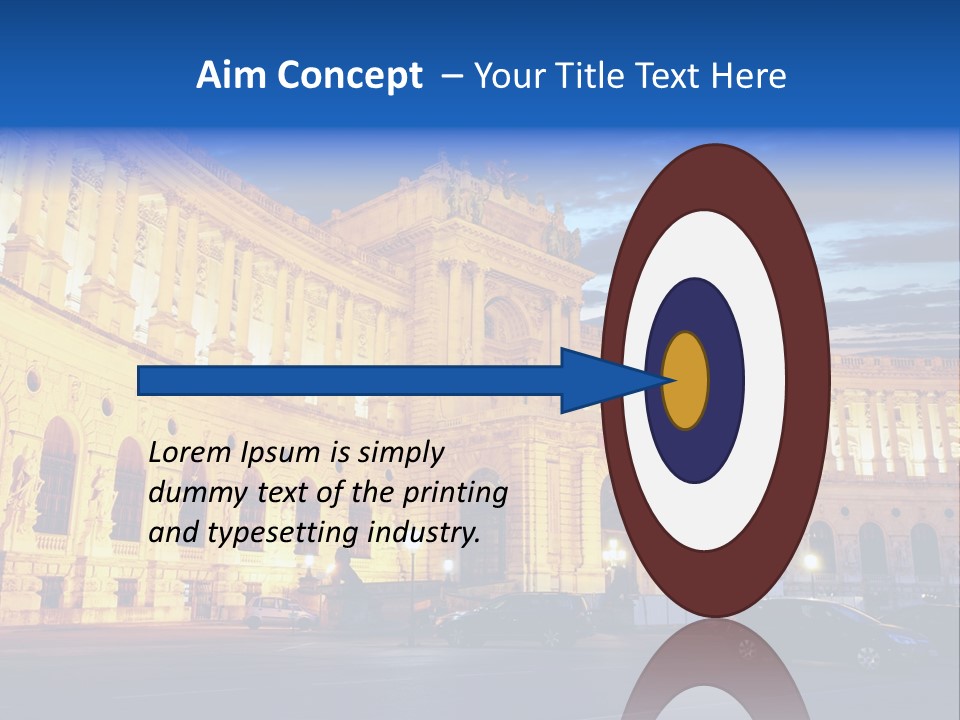 Europe Palace Architecture PowerPoint Template