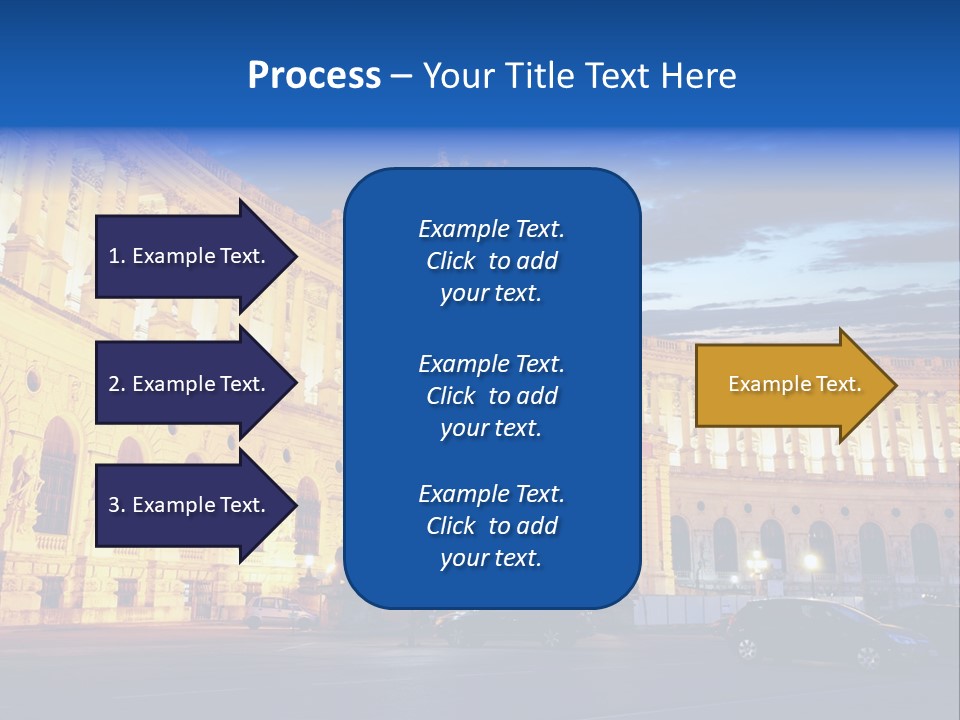 Europe Palace Architecture PowerPoint Template