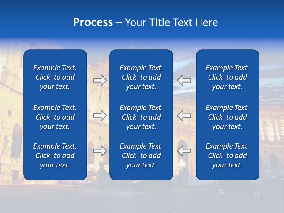 Europe Palace Architecture PowerPoint Template
