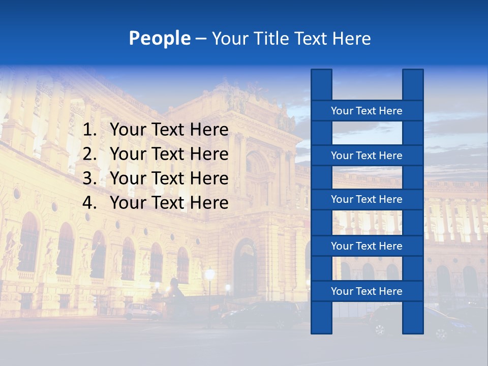 Europe Palace Architecture PowerPoint Template