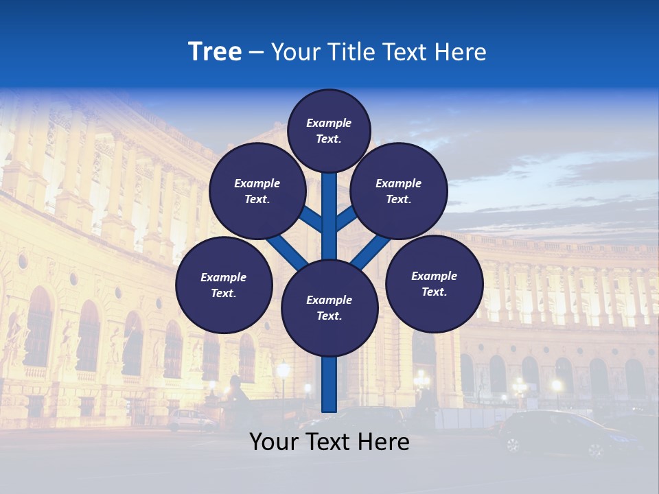 Europe Palace Architecture PowerPoint Template