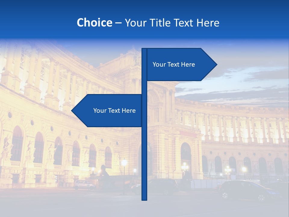 Europe Palace Architecture PowerPoint Template