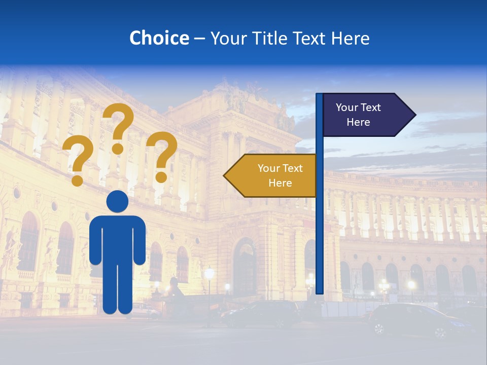 Europe Palace Architecture PowerPoint Template