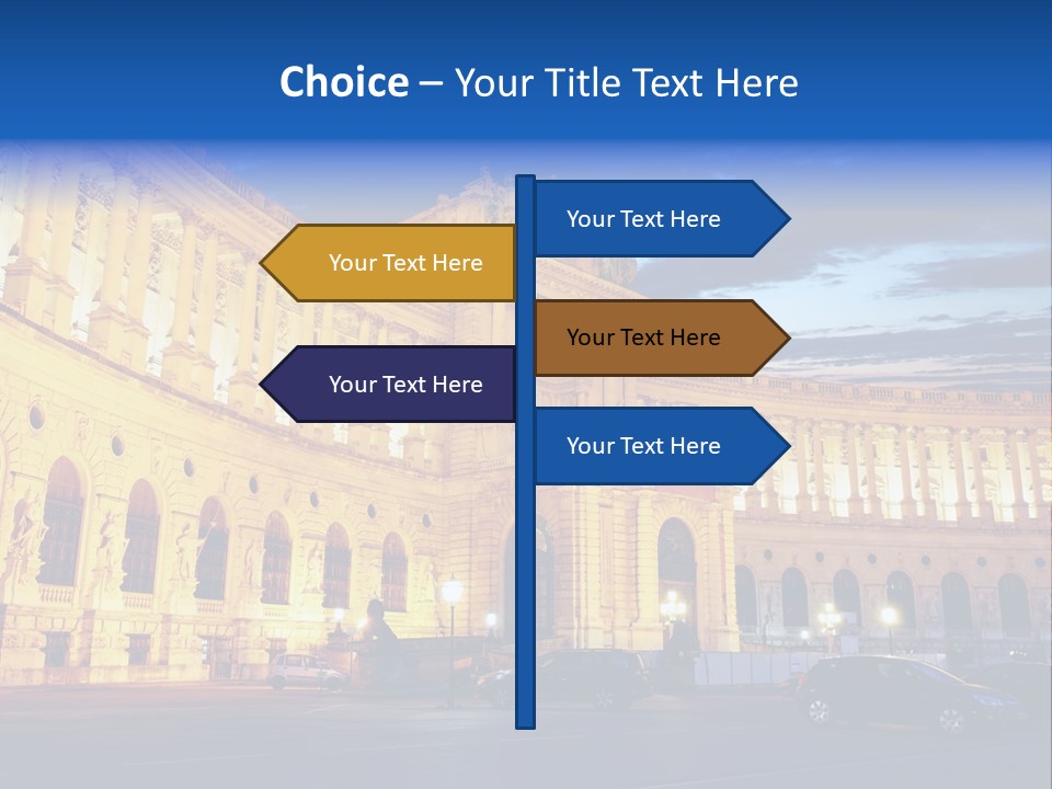 Europe Palace Architecture PowerPoint Template