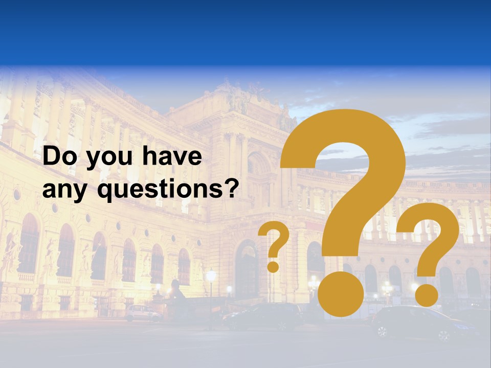 Europe Palace Architecture PowerPoint Template