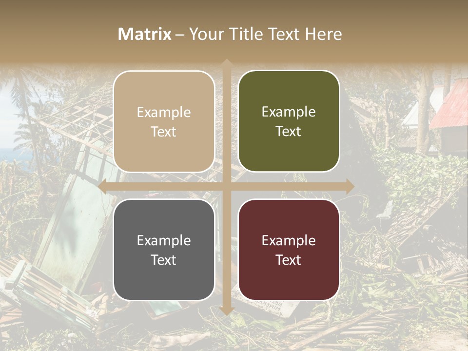 Weather Destroy Aftermath PowerPoint Template