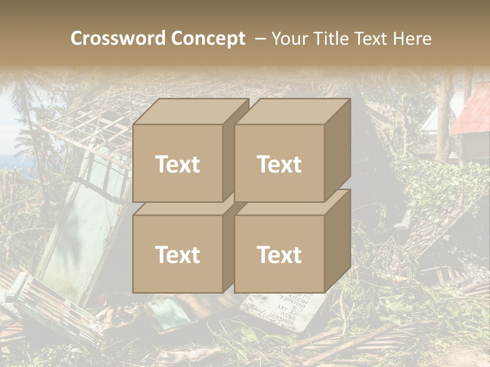 Weather Destroy Aftermath PowerPoint Template