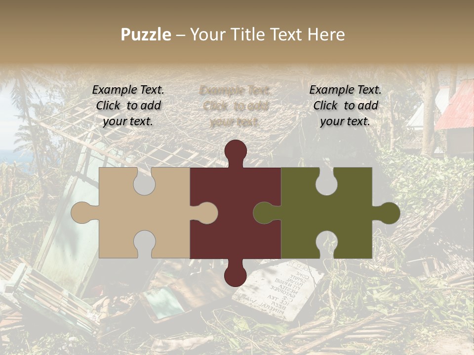 Weather Destroy Aftermath PowerPoint Template