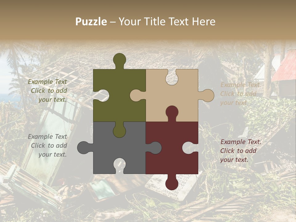 Weather Destroy Aftermath PowerPoint Template