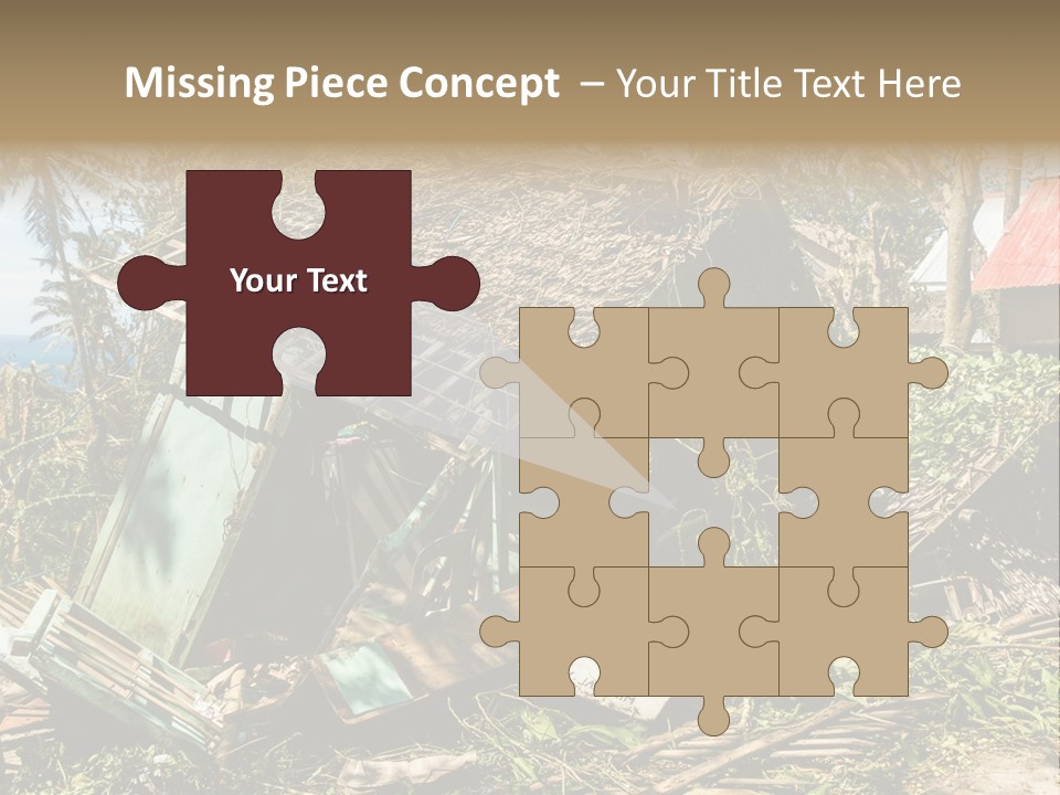 Weather Destroy Aftermath PowerPoint Template