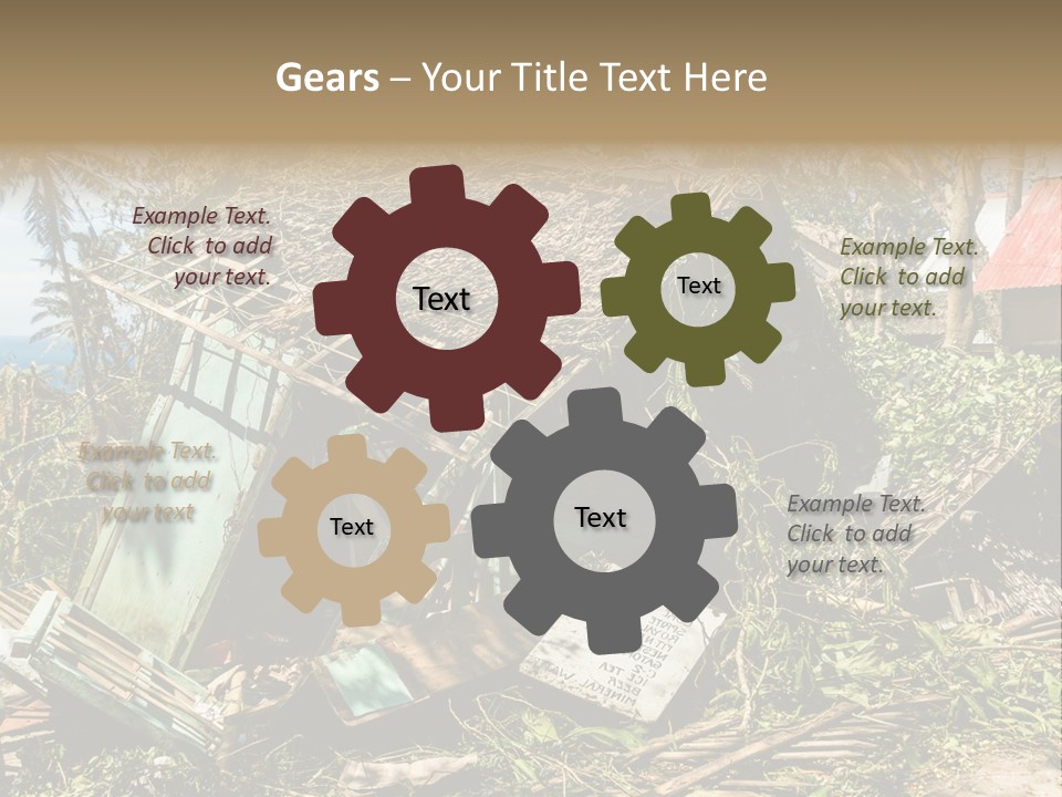 Weather Destroy Aftermath PowerPoint Template
