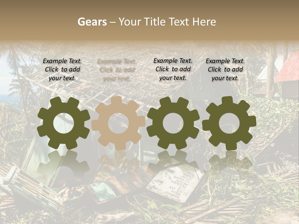 Weather Destroy Aftermath PowerPoint Template