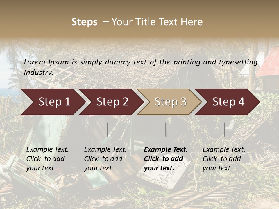 Weather Destroy Aftermath PowerPoint Template