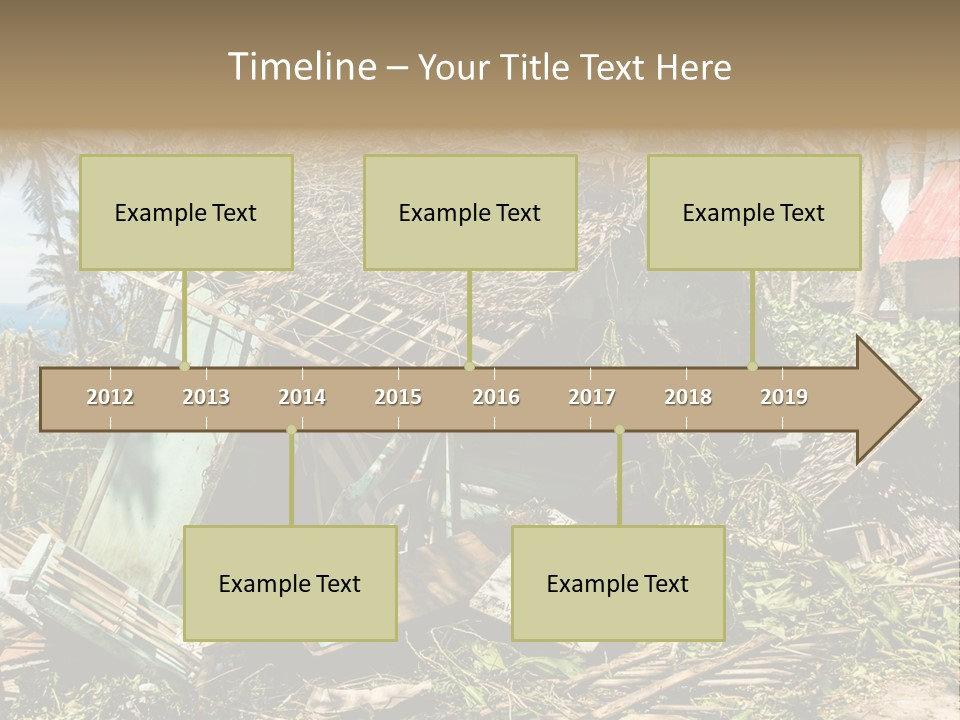 Weather Destroy Aftermath PowerPoint Template