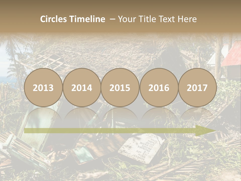 Weather Destroy Aftermath PowerPoint Template