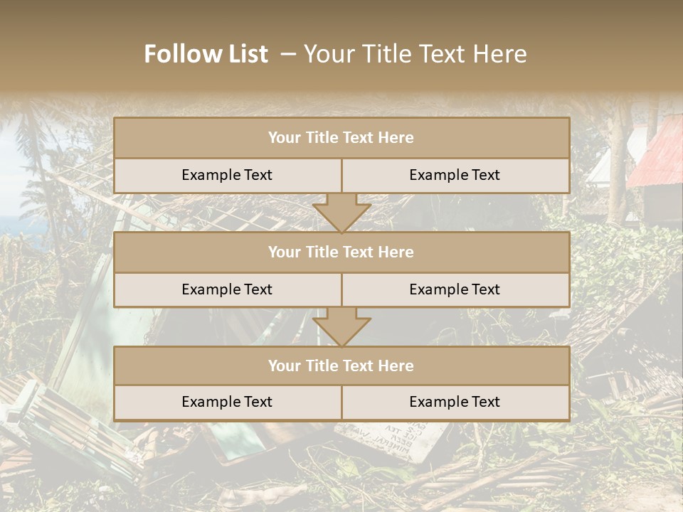Weather Destroy Aftermath PowerPoint Template