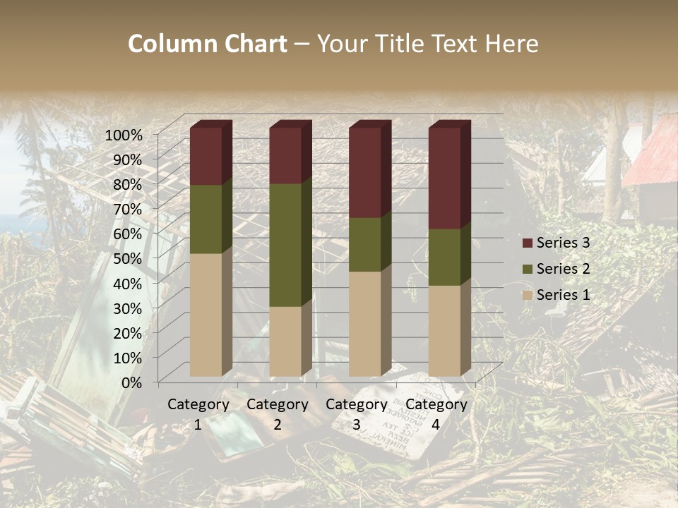 Weather Destroy Aftermath PowerPoint Template