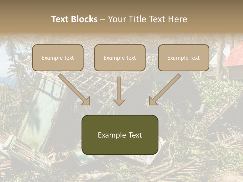 Weather Destroy Aftermath PowerPoint Template