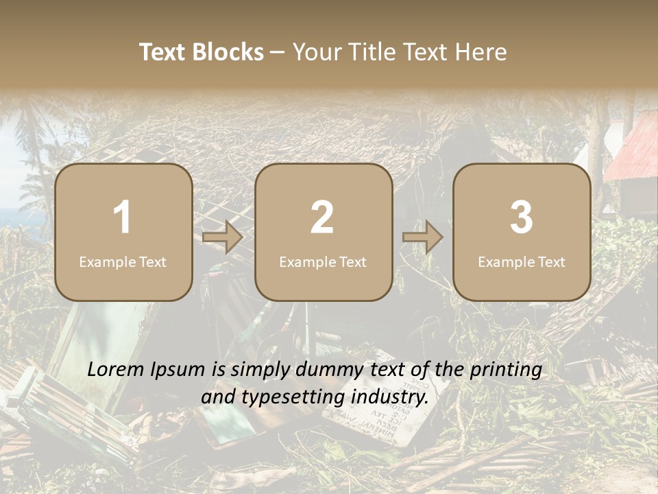 Weather Destroy Aftermath PowerPoint Template