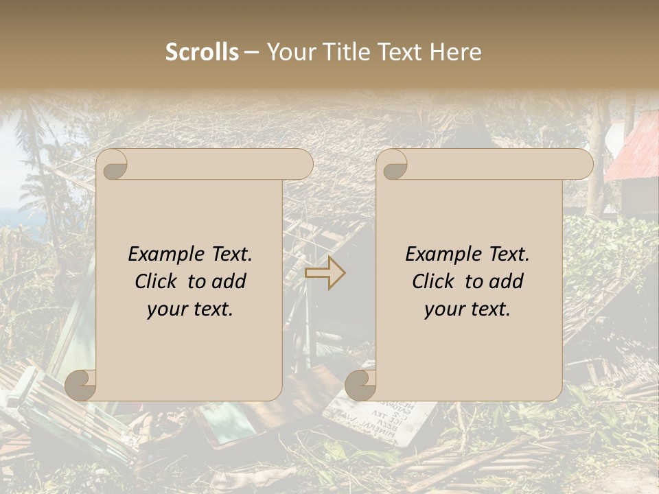 Weather Destroy Aftermath PowerPoint Template