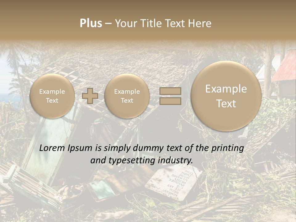 Weather Destroy Aftermath PowerPoint Template