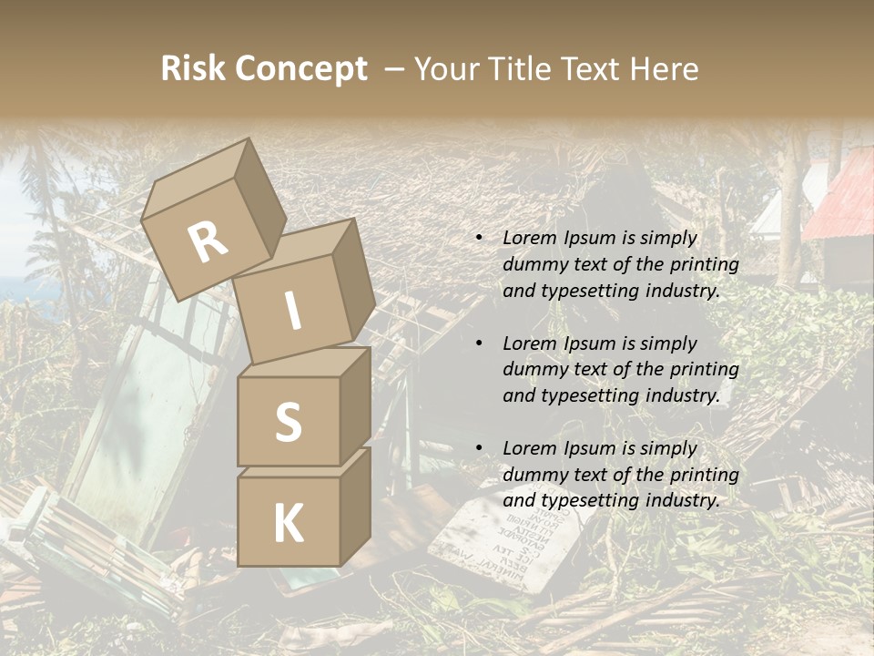Weather Destroy Aftermath PowerPoint Template