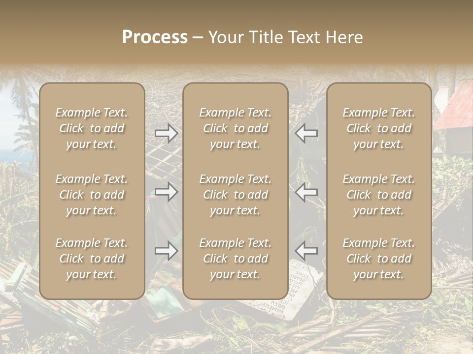 Weather Destroy Aftermath PowerPoint Template