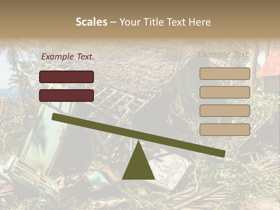 Weather Destroy Aftermath PowerPoint Template