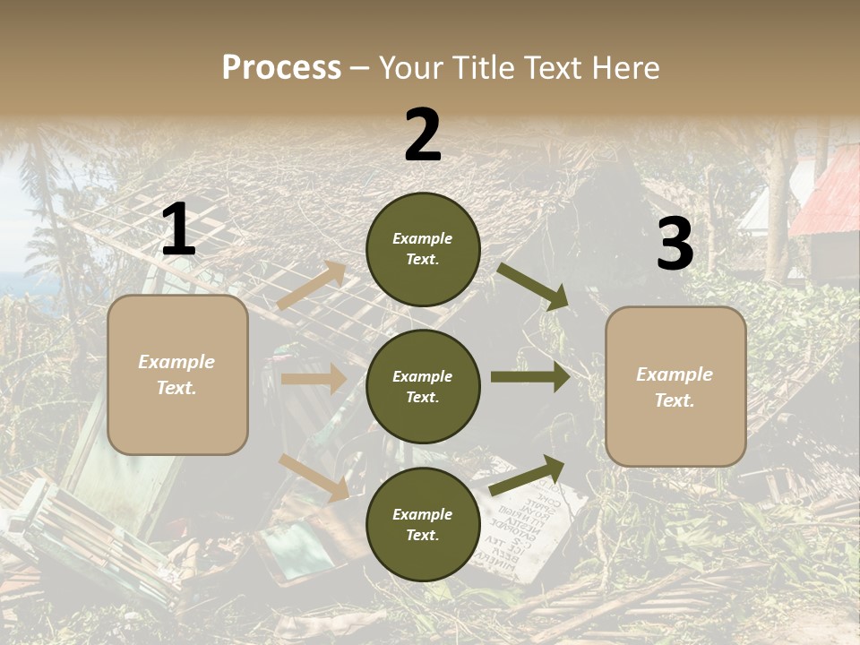 Weather Destroy Aftermath PowerPoint Template