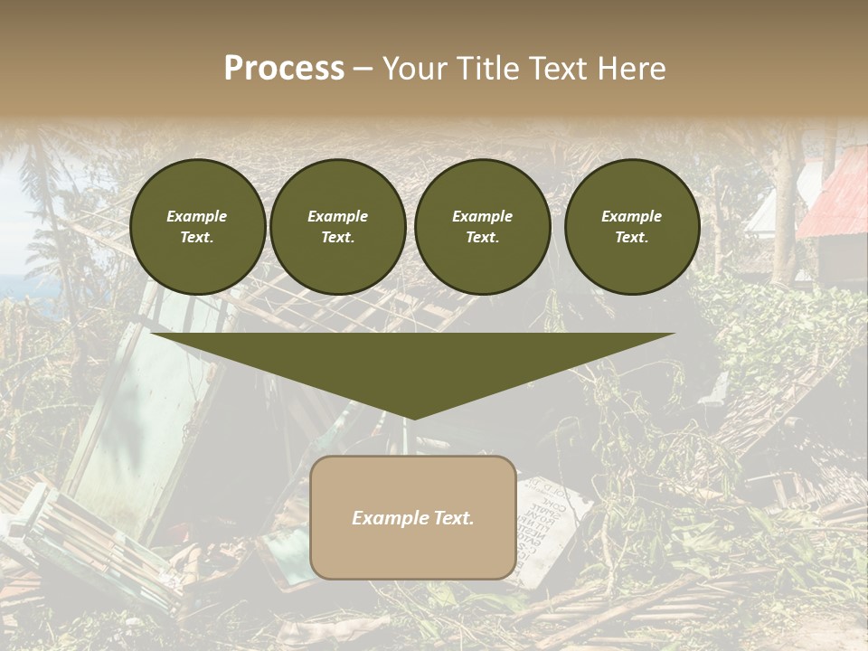 Weather Destroy Aftermath PowerPoint Template
