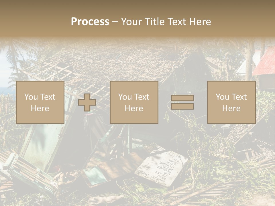Weather Destroy Aftermath PowerPoint Template