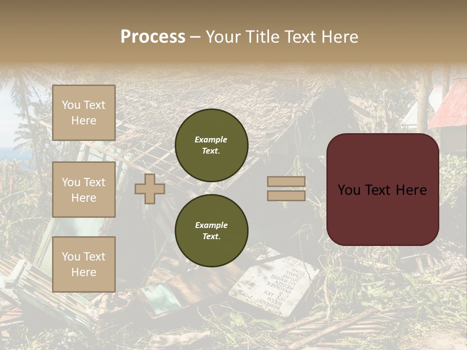Weather Destroy Aftermath PowerPoint Template