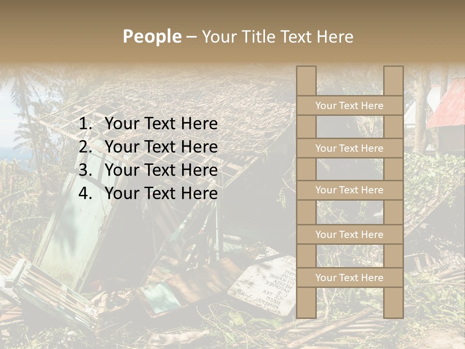 Weather Destroy Aftermath PowerPoint Template