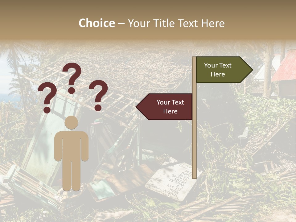 Weather Destroy Aftermath PowerPoint Template