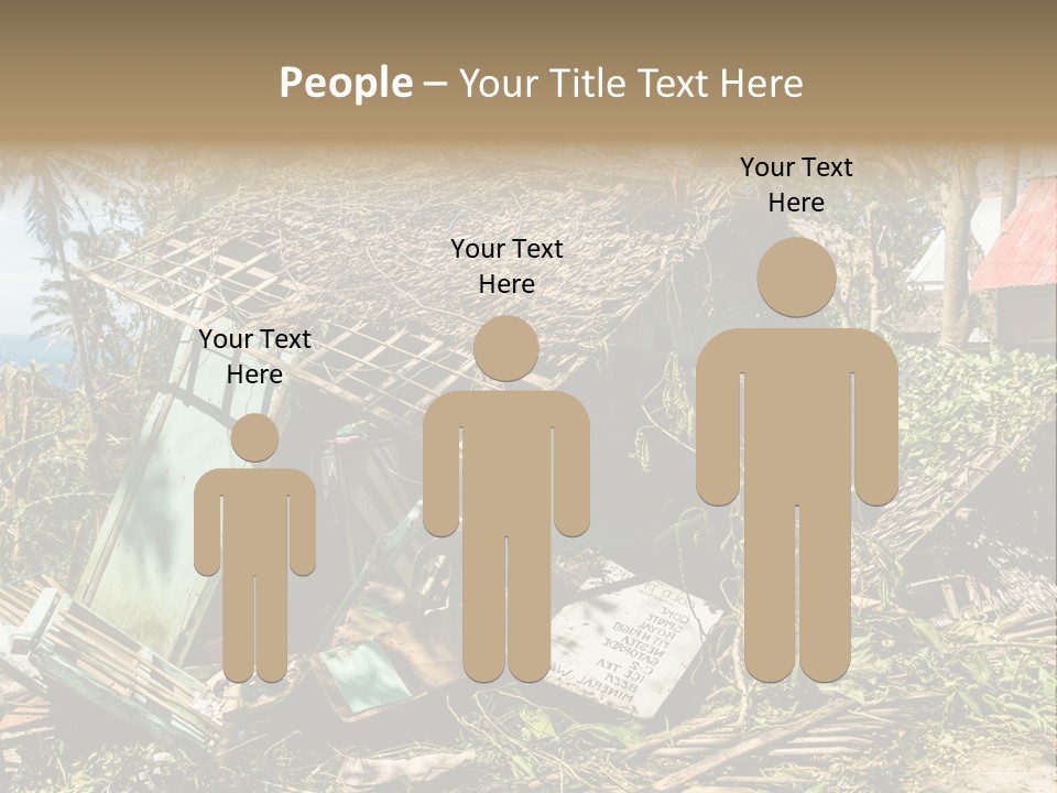 Weather Destroy Aftermath PowerPoint Template