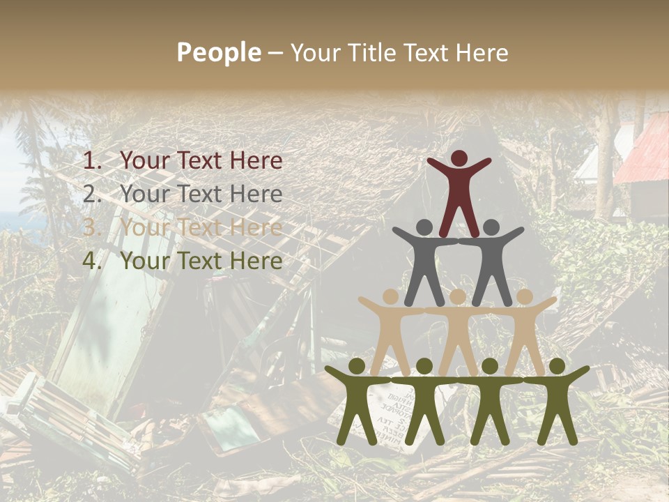 Weather Destroy Aftermath PowerPoint Template