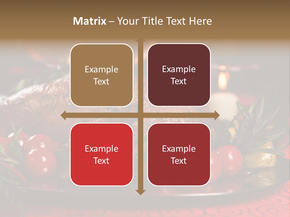 Meat Thanksgiving Onions PowerPoint Template