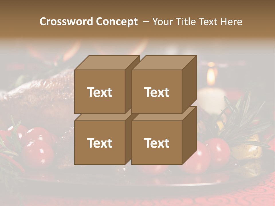 Meat Thanksgiving Onions PowerPoint Template