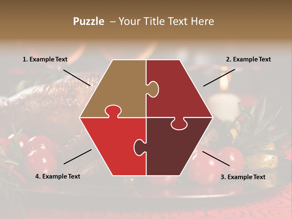 Meat Thanksgiving Onions PowerPoint Template