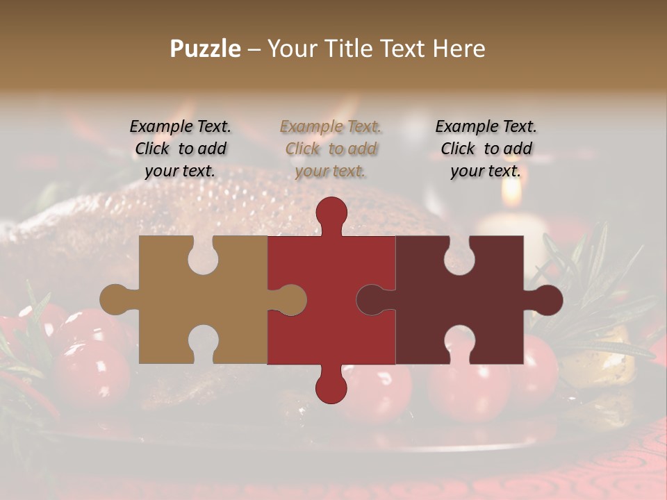 Meat Thanksgiving Onions PowerPoint Template