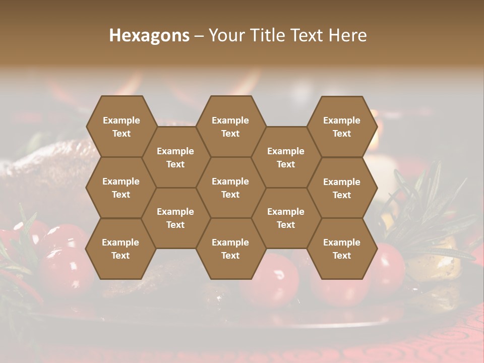 Meat Thanksgiving Onions PowerPoint Template