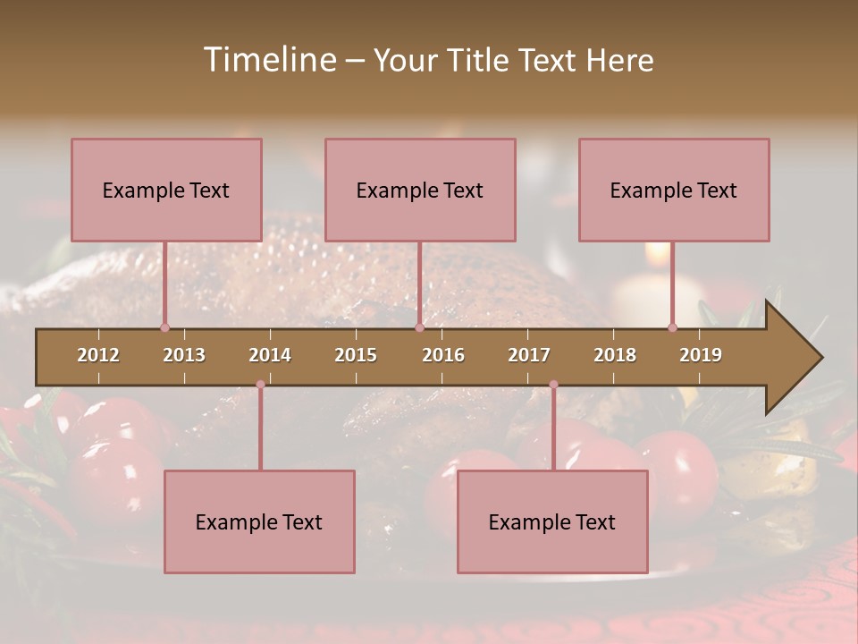 Meat Thanksgiving Onions PowerPoint Template